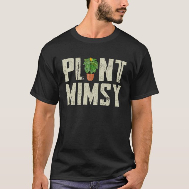 T-shirt Nature Botanical Gardener Plant Mimsy Gardening (Devant)