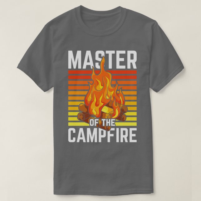 T-shirt Nature Camping Master Camp Camper extérieur Funny  (Design devant)