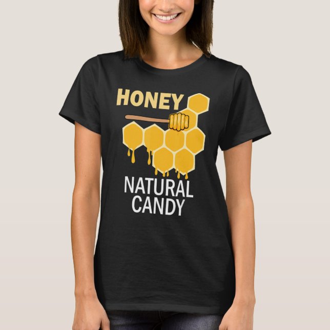 T-shirt Nature Candy Faune Abeilles Miel Candy (Devant)