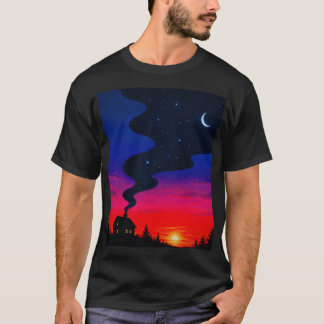 T-shirt Nature coloré 