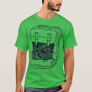T-shirt Nature Dans Le Sac À Dos