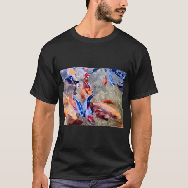 T-shirt Nature de carpe koï (Devant)