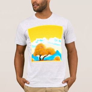 T-shirt "Nature de couleur orange" Jolie photo. Acheter ma