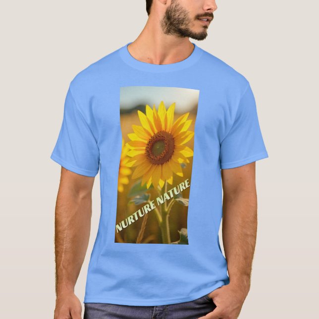 T-SHIRT NATURE DE LA COURBE (Devant)