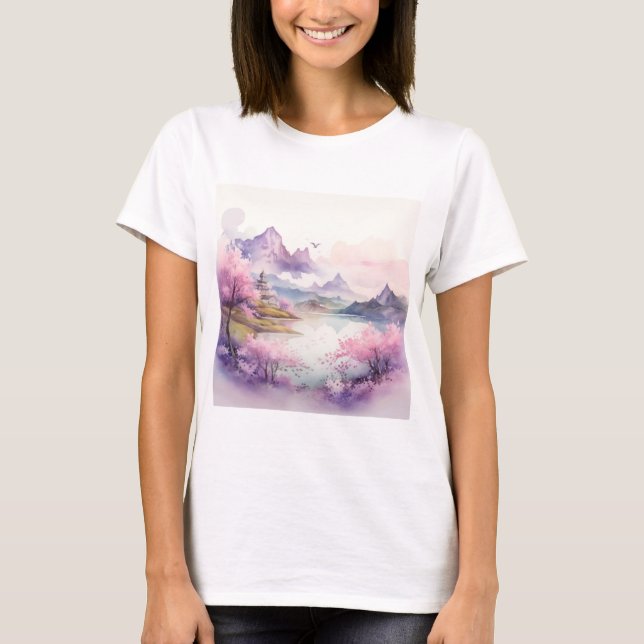 T-shirt Nature de l'eau (Devant)