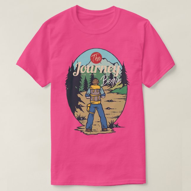 T-shirt Nature du randonneur (Design devant)