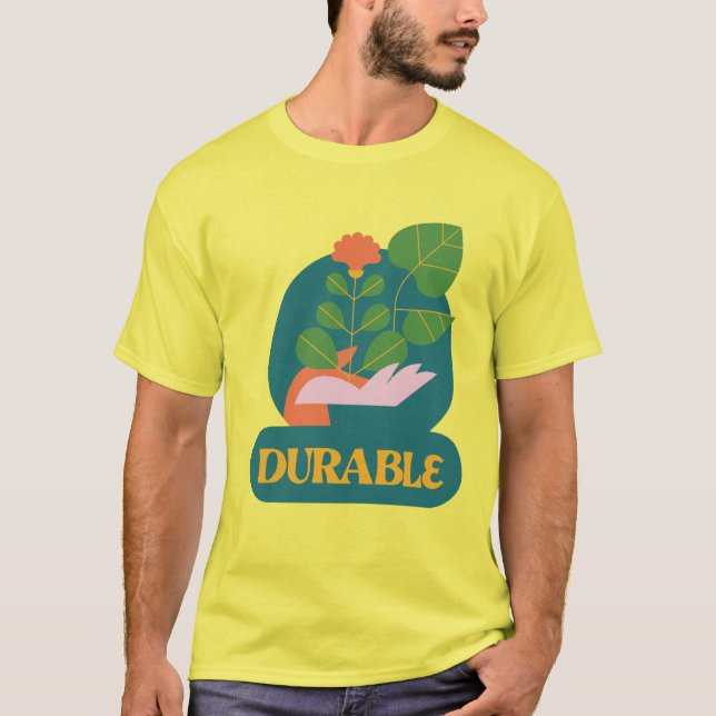 T-shirt Nature durable et durable. (Devant)
