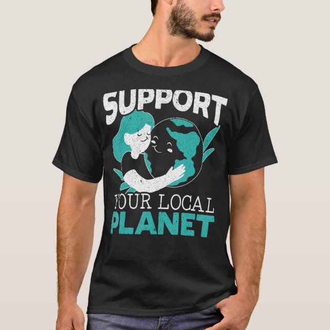 T-shirt Nature écologiste Recycler Mère Terre Da (Devant)