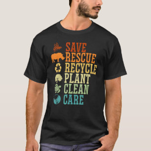 T-shirt Nature écologiste Recycler Mère Terre Da