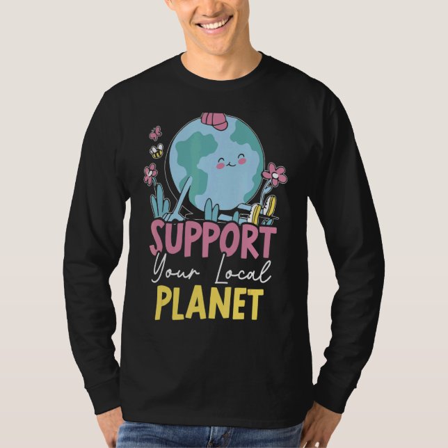 T-shirt Nature écologiste Recycler Mère Terre Da (Devant)