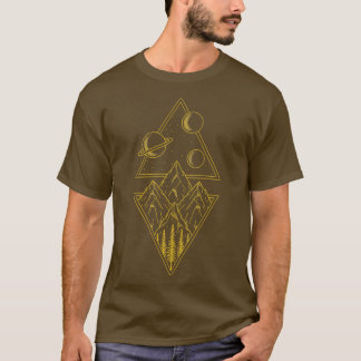 T-shirt Nature espace montagnes
