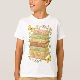 T-shirt Nature et livre Lover Botanique Stack