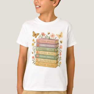 T-shirt Nature et livre Lover Botanique Stack