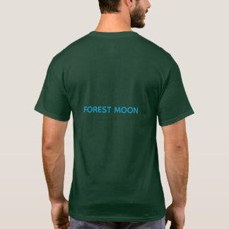 T-SHIRT NATURE FORET LUNE JAUNE