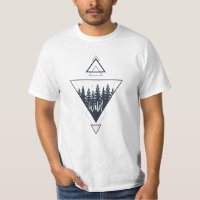 Nature géométrique moderne Forêt Triangles Boho