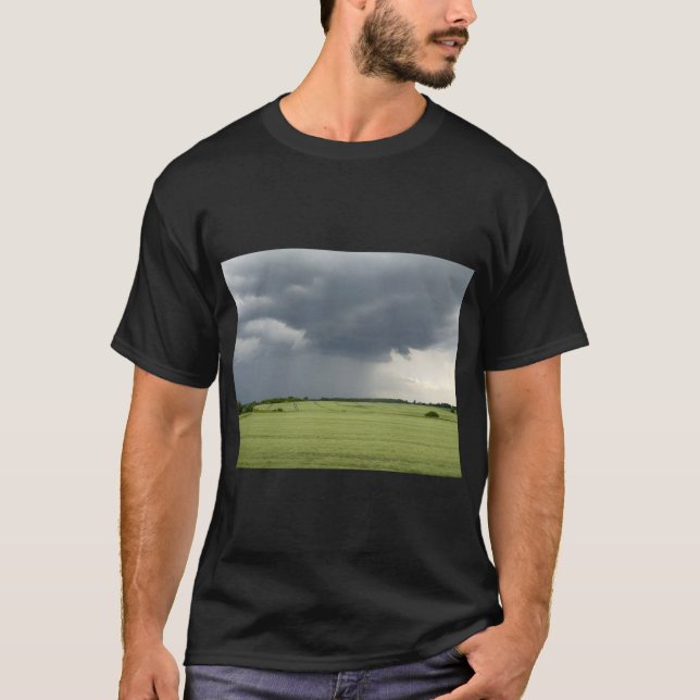 T-shirt Nature Grass Design Logo – Feel the Freshness of  (Devant)