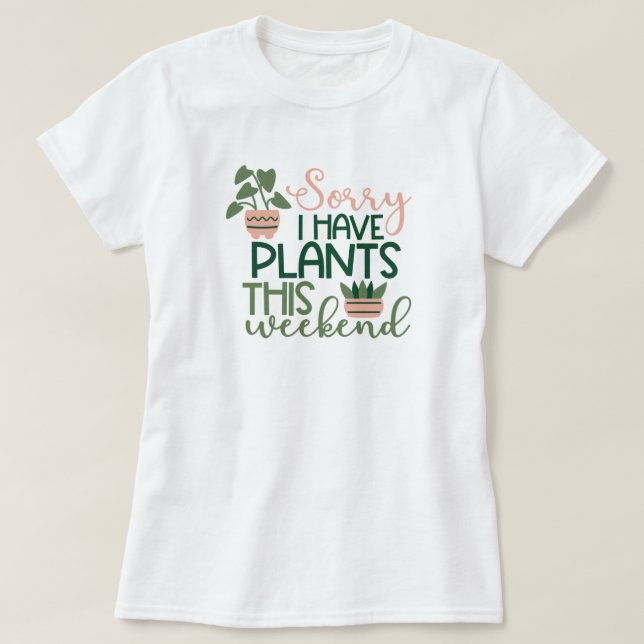 T-shirt Nature Jardin plante (Design devant)
