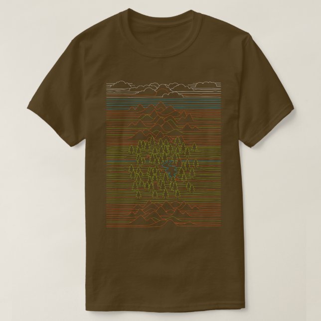 T-shirt Nature Lines par Tobe Fonseca (Design devant)