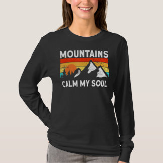 T-shirt Nature Montagnes Calme Mon âme Alpinisme Randonnée