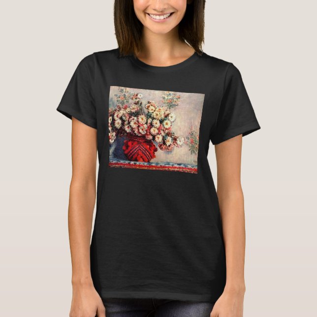 T-shirt Nature morte aux Chrysanthèmes par Claude Monet (Devant)