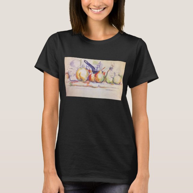 T-shirt Nature morte avec casserole de Paul Cezanne (Devant)