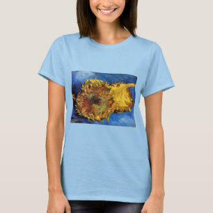 T-shirt Nature morte Deux tournesols coupés de Vincent van