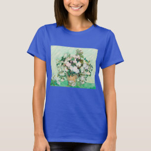 T-shirt Nature morte Roses dans un vase par Vincent van Go