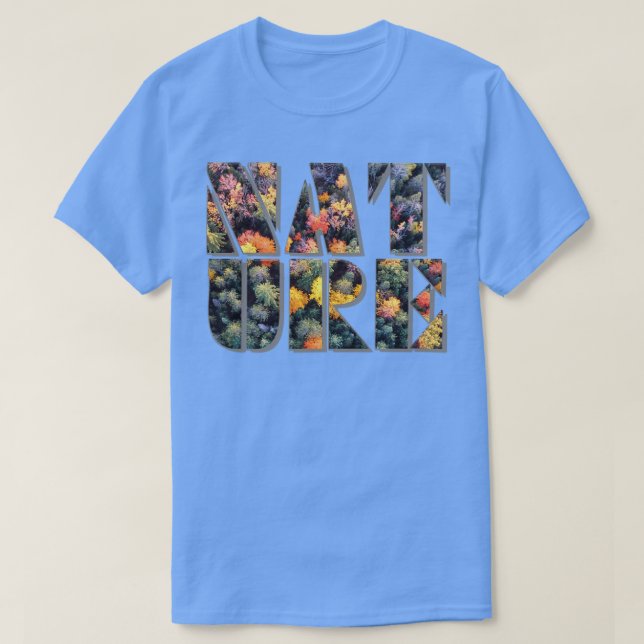 T-SHIRT NATURE NAT URE (Design devant)