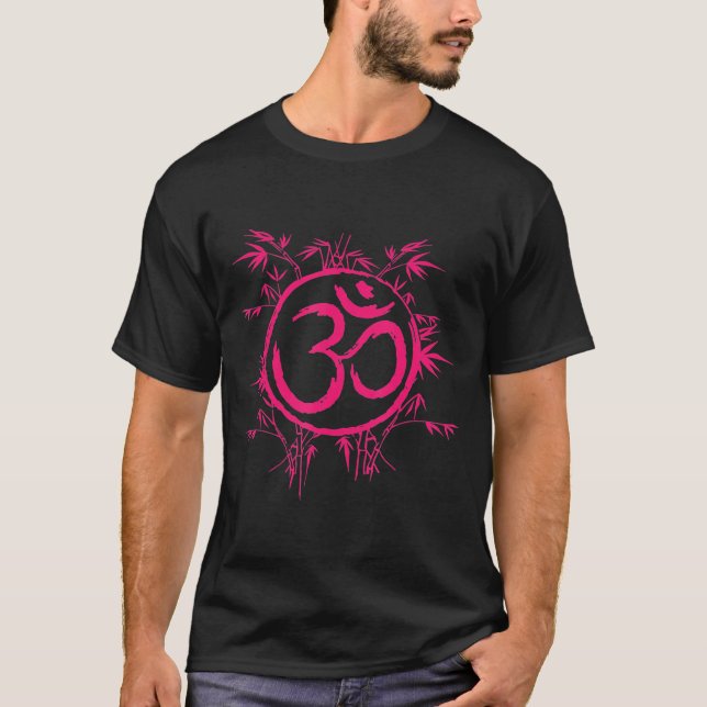 T-shirt Nature Om Symbole Spirituel Yoga Méditation (Devant)