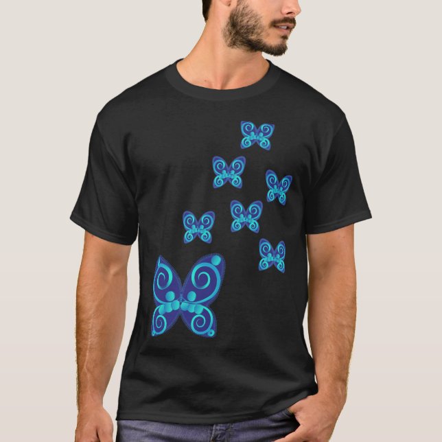 T-shirt nature papillon (Devant)