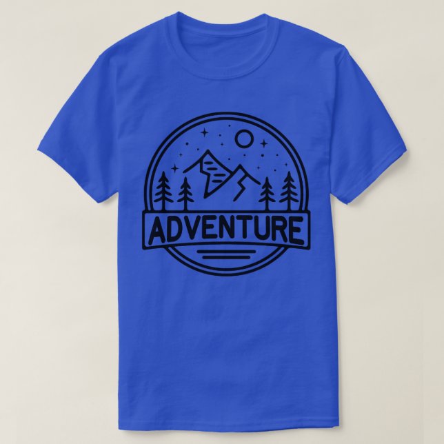 T-shirt Nature Randonnée Adventure (Design devant)