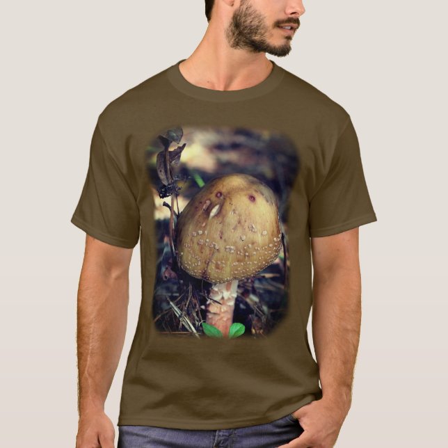 T-shirt Nature sauvage Brown des champignons (Devant)