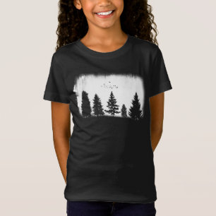 T-Shirt Nature sauvage minimaliste rétro