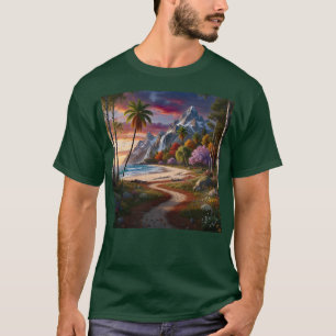 T-shirt Nature Sauvage Paysage Scénique Océan Plage
