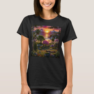 T-shirt Nature Sauvage Paysage Scénique Océan Plage