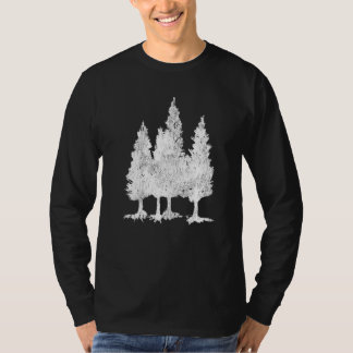 T-shirt Nature Tree Take A Hiking Hike For Hiker Men Pines