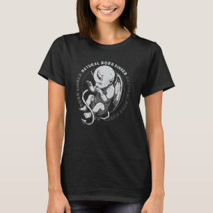 T-shirt Naturel Born Sinner Devil Baby Grunge Goth Emo Pun
