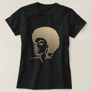 T-shirt naturel de cheveux