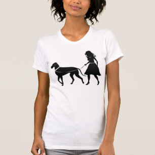 T-shirt naturel d'oreilles de great dane pour des