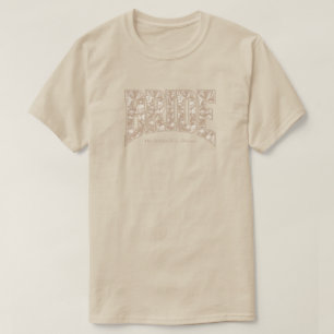 T-shirt Naturel Toile BRIDE Fête de Fiançailles Enterremen