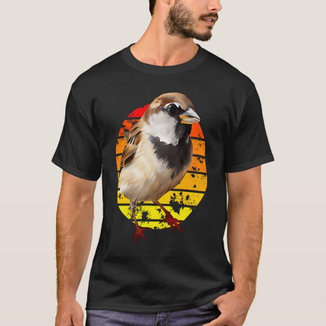 T-shirt Nature's beauty  House Sparrow (Devant)