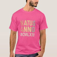 Natus Anno 1963 Anniversaire de la fête Numéros ro