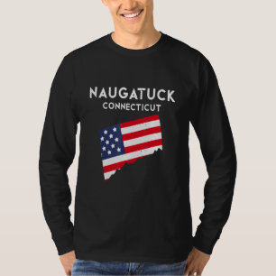 T-shirt Naugatuck Connecticut USA État Amérique Voyage Con