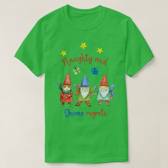 T-shirt Naught et Gnome Regrets (Design devant)
