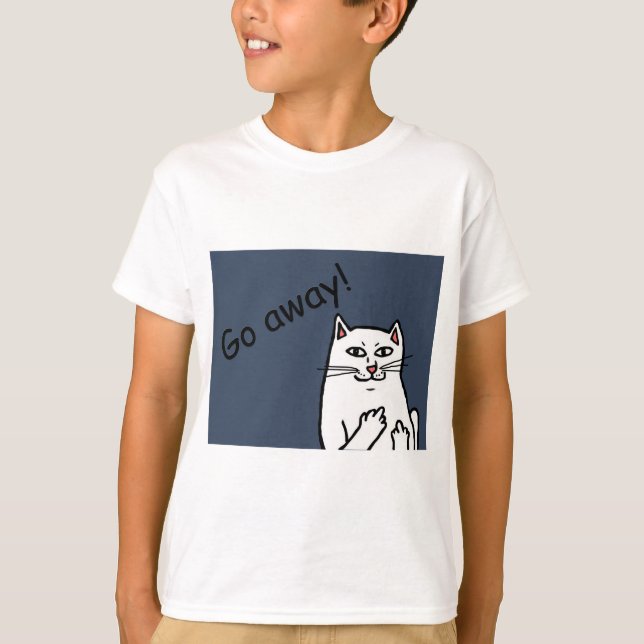 T-shirt Naughty Cat (Devant)