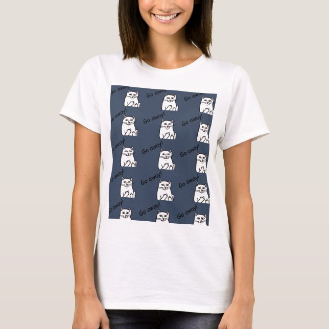 T-shirt Naughty Cat (Devant)