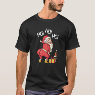 T-shirt Naughty Christmas Père Noël Twerking