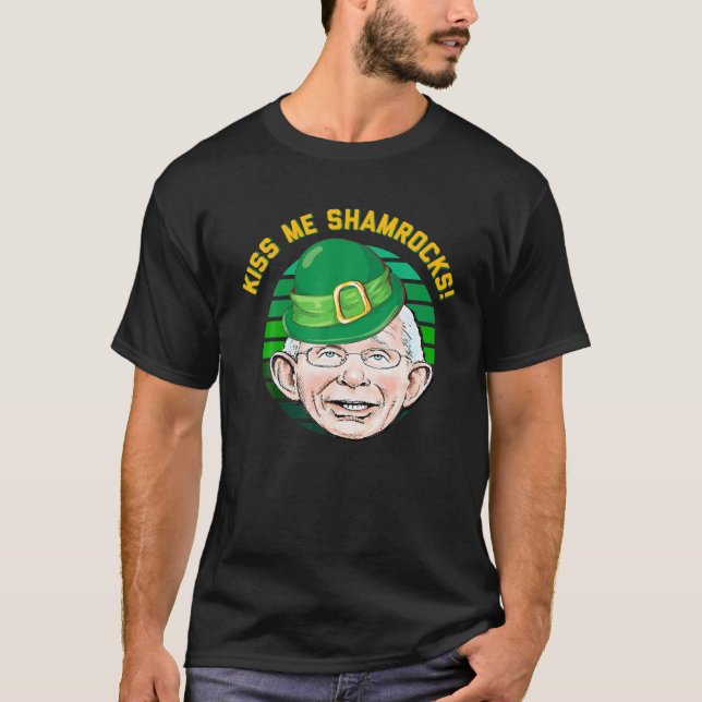 T-shirt Naughty Dr Fauci Leprechaun St. Patrick's Day Sham (Devant)