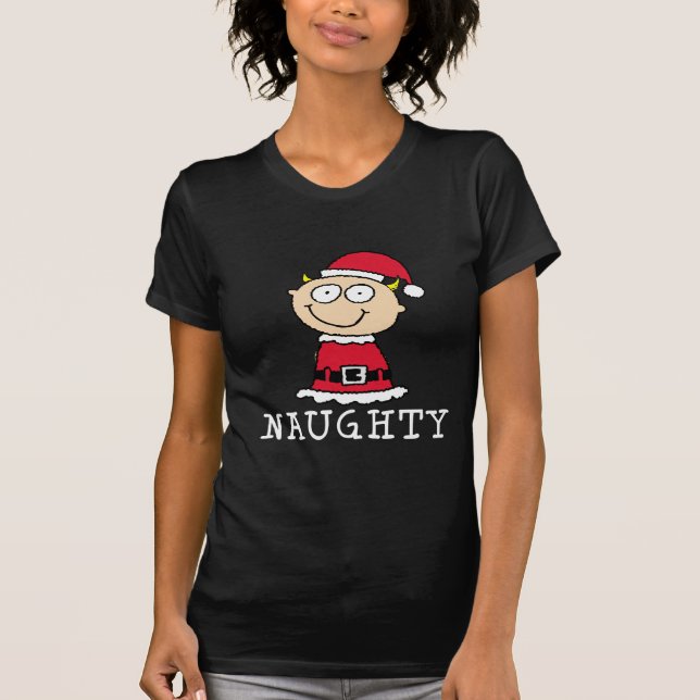 T-shirt Naughty Elf (Devant)