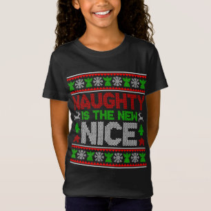 T-Shirt Naughty est le New Nice - Drôle Noël Père Noël